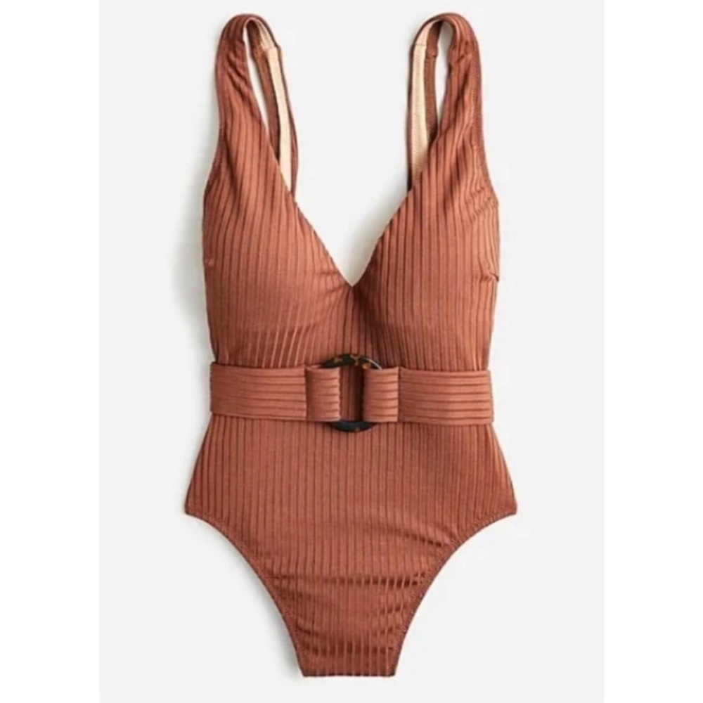 J. Crew Rust One Piece Swimsuit